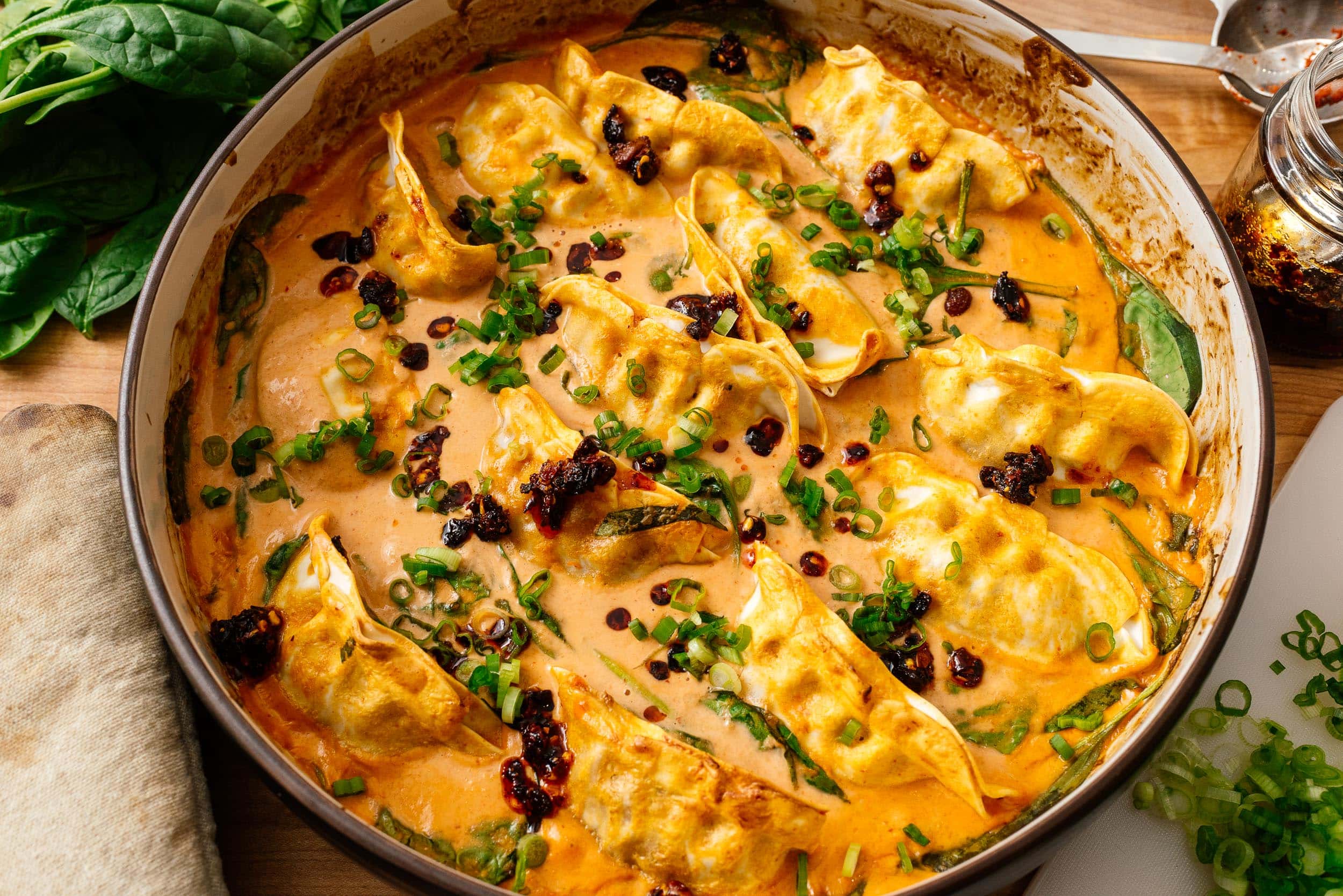 Viral Dumpling Bake 